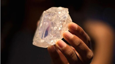 Biggest diamond for a century, Lesedi La Rona; sells for 53 million USD